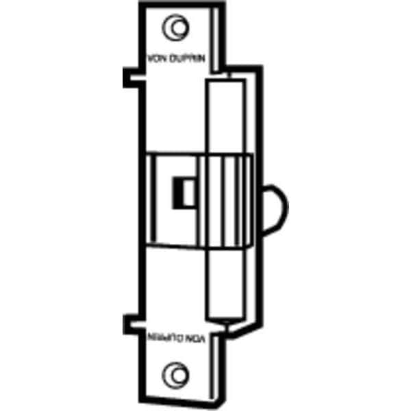 Von Duprin Electric Door Strike, Stainless Steel, Stainless steel, For Use With: Mortise/Cylindrical Locksets - 6221 24V US32D CON