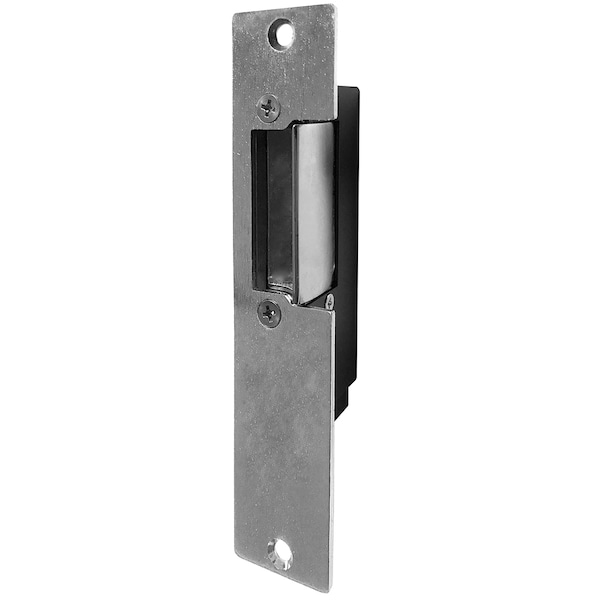 Trine Trine 1000 Series Electric Strikes, 14-24 VAC/VDC, Satin Chrome - 1001-2C-16-24AC/DC
