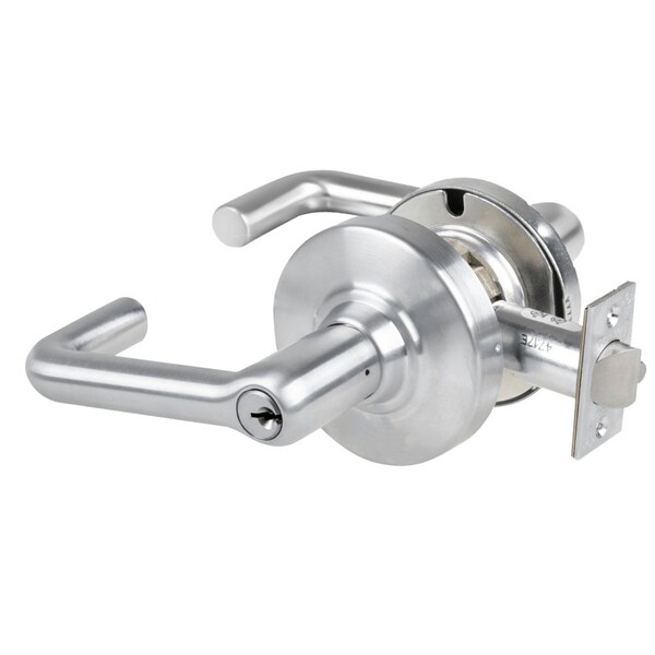 Schlage Grade 1 Electrified Cylindrical Lock, Storeroom Function, 12-24V DC, Fail Secure, 2-3/4-in Backset,  - ND80PDEU TLR 626