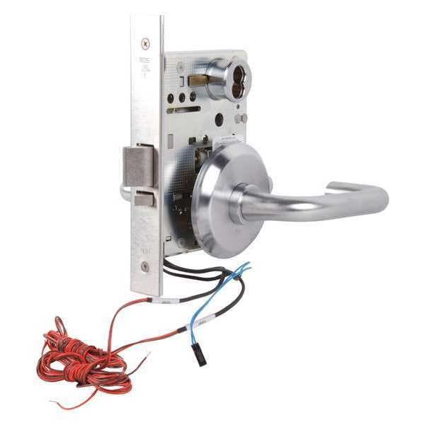 Best Mortise Lockset, Lever, 40H Ser., 40H Escutcheon, Store, Elec. - 45HW7DEU15M626RQE