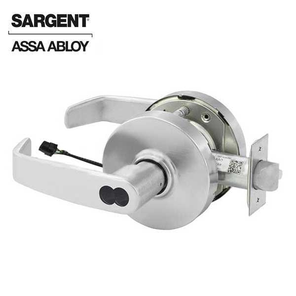 Sargent 10 Line Series Cylindrical Lock Mechanical Electromechanical (Fail Secure) 24V Lock to accept SFIC C - SRG-28-70-10G71-LL-24V-26D