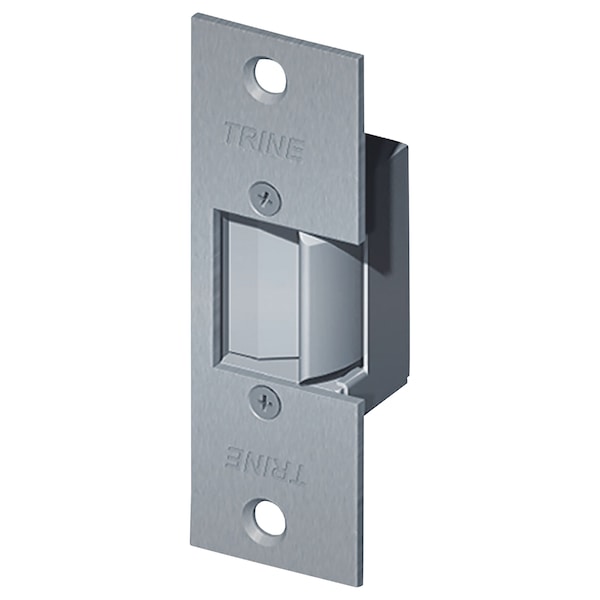 Trine Trine 3000 Series Electric Strikes, 12/24 VAC/VDC, Satin Chrome - 3234WLC-26D