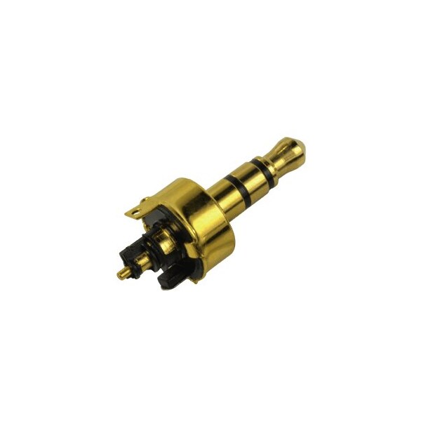 Cui Devices Phone Connectors Audio Plug 3.5Mm 6 Conductor Gold Plt - SP-3561G