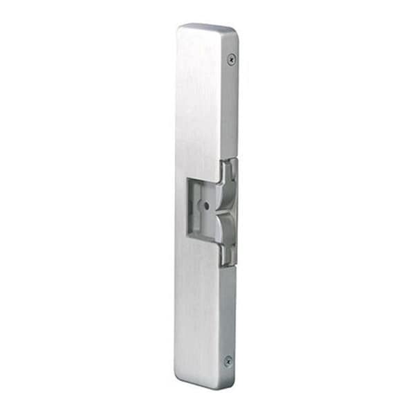 Book Publishing Co 12-24V DC Electric Strike Body with Latchbolt Monitor, Satin Stainless Steel - GR3232719