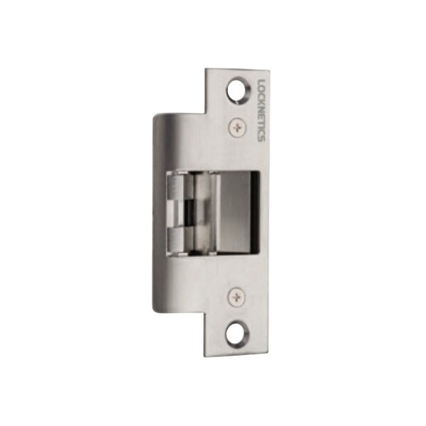 Locknetics E-Strike No Cut 9/16in Deep Satin Stainless Steel Finish - NC45032D