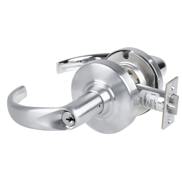 Schlage Grade 1 Electrified Cylindrical Lock, Storeroom Function, 12-24V DC, Fail Safe, 2-3/4-in Backset, RX - ND80PDEL SPA 626 RX