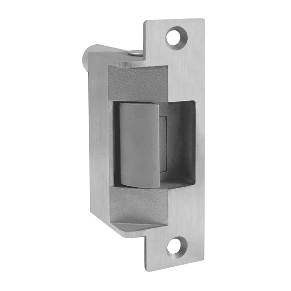 Folger Adam Fail Safe, Complete 24VDC Electric Strike, 1/2-in Keeper, Wood Frame, Satin Stainless Steel - 732 F 24D 630