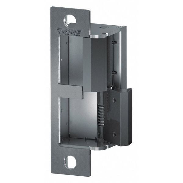 Trine Electric Door Strike, Stainless Steel, Unfinished, Includes: (4) Faceplates - 4100DBDL-RS-32D-RH