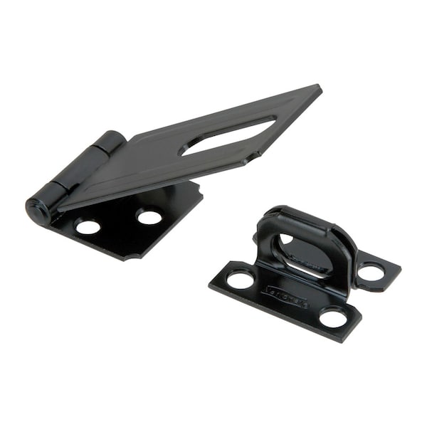National Hardware National Hardware Black Steel 3-1/4 in. L Safety Hasp 1 pk - N305-953