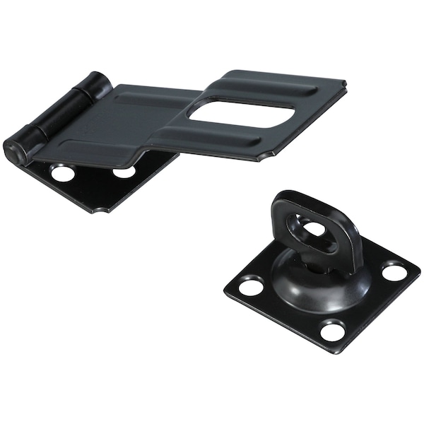 National Hardware National Hardware Aluminum/Steel 4-1/2 in. L Swivel Staple Safety Hasp 1 pk - N305-987