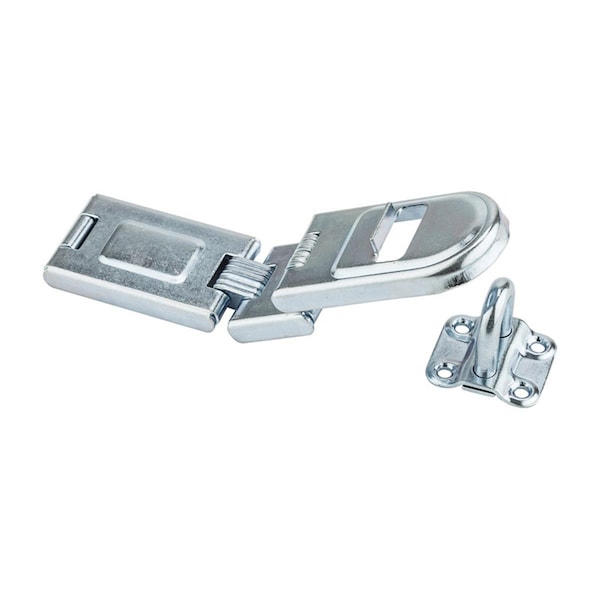 Homepage 7.75 in. Zinc-Plated Steel Double Hinge Safety Hasp, 3PK - HO1492314
