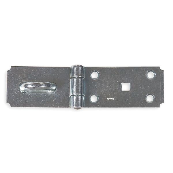 Zoro Select Safety Hasp, Steel, 7-1/4 In. L - 4PE48