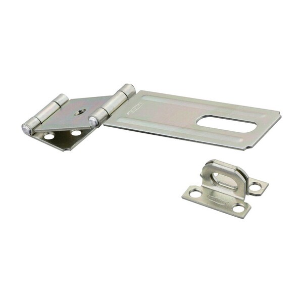 National Hardware National Hardware Zinc-Plated Aluminum/Steel 4-1/2 in. L Double Hinge Safety Hasp 1 pk - N103-291