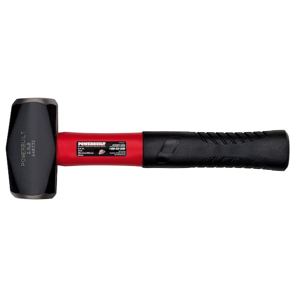 Powerbuilt 2.5Lb Club Hammer with  Fg Handle - 648332