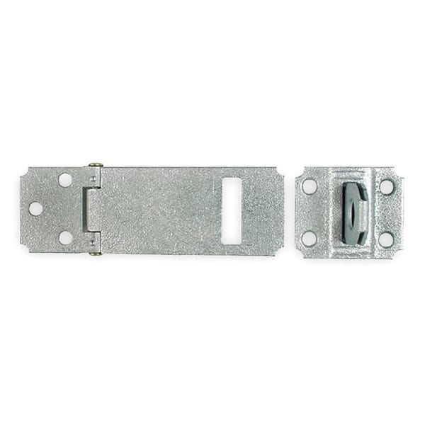 Zoro Select Adjustable Safety Hasp, Steel, 3-1/2 In. L - 1RBG7