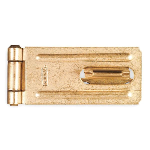 Zoro Select Latching Safety Hasp, Steel, 3-1/4 In. L - 1RBF8