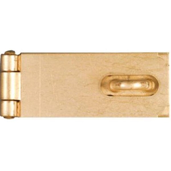Eat-In N102-178 2.5 in. Brass Finish Safety Hasp - EA698292