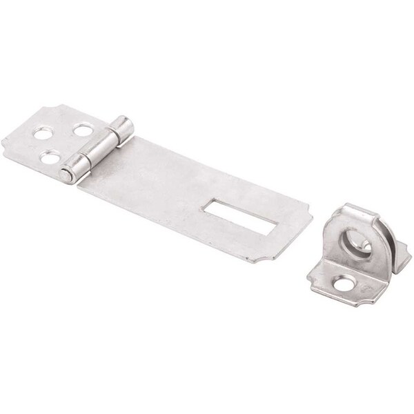 Prime-Line Fixed Stapled Safety Hasp 2-1/2 in. Zinc Plated - MP5056
