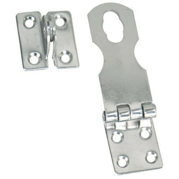 Whitecap 1 x 3 in. CP Brass Safety Lock Hasp - WHCS-0578C
