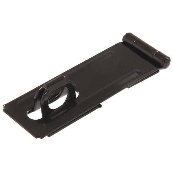 Hillman Carded, Safety Hasp Hinges, Black, 3.5 in. - 851425