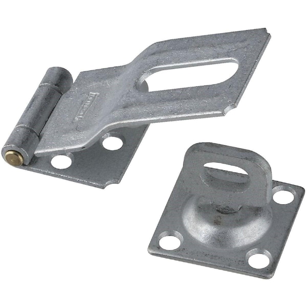 National 3-1/4 In. Galvanized Swivel Safety Hasp - N103044