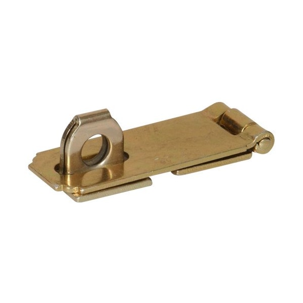 Hillman 2.5 in. Fixed Staple Safety HaspsZinc & Yellow - 851401