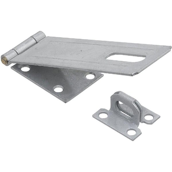 National 6 In. Galvanized Non-Swivel Safety Hasp - N102780