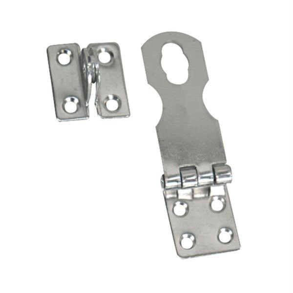 Whitecap Swivel Safety Hasp - CP-Brass - 1 x 3 - S-579C