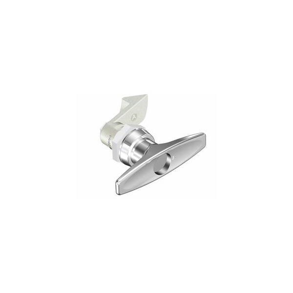 Southco Quarter-Turn Cam Latch, Key Locking without lock core T-handle, 23mm .91 in Grip, Not Sealed - E5-9-632-510