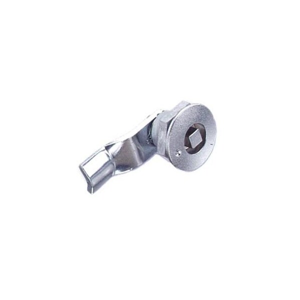 Southco Quarter-Turn Cam Latch, 8 mm Square, 36mm 1.42 in Grip, Sealed, Zinc Alloy, Chrome Plated, Bright - E5-1-051-191