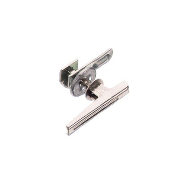 Southco Cam Latch, 44.5mm 1.75 in Max. Grip, Steel L Handle , Nickel Plated - 61-1-1-0