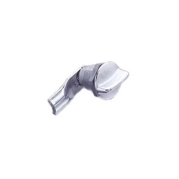 Southco Quarter-Turn Cam Latch, Short wing, 18mm .71 in Grip, Not Sealed Zinc Alloy, Chrome Plated - E5-2-111-060
