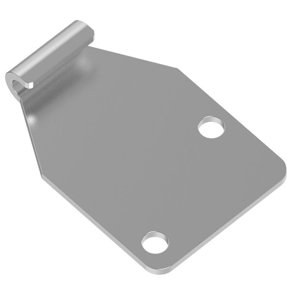 Southco Toggle Style Draw Latch, Keeper, Steel, Zinc Plate, Bright chromate - TL-17-205-07