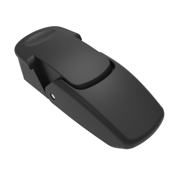 Southco Draw Latch, No Restriction, Small Size, Zinc Alloy, Powder Coat, Black - V7-10-105-50
