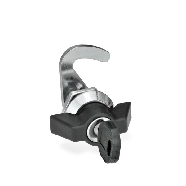 J.W. Winco JW Winco GN115.8-SCK-18-H1-CR-1 Cam Latch, Hook Style - 115.8-SCK-18-H1-CR-1