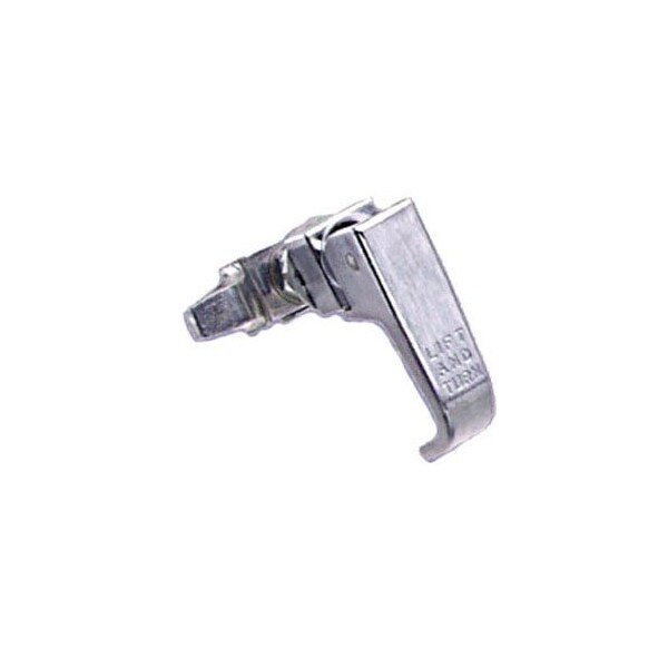 Southco Compression Latch, Lift & Turn, Small Size, Zinc Alloy , Chrome Plated, Brushed - 62-10-22