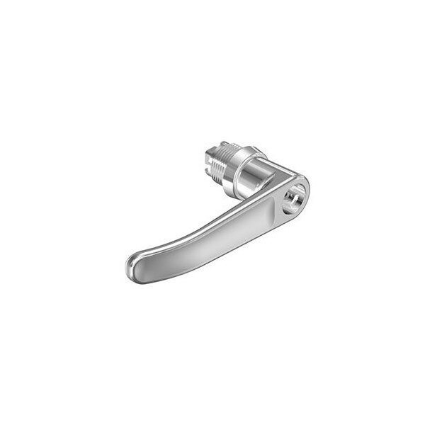 Southco Quarter-Turn Cam Latch, Key Locking without lock core L-handle, Without Cam, Sealed Zinc Alloy - E5-9-732-UU1