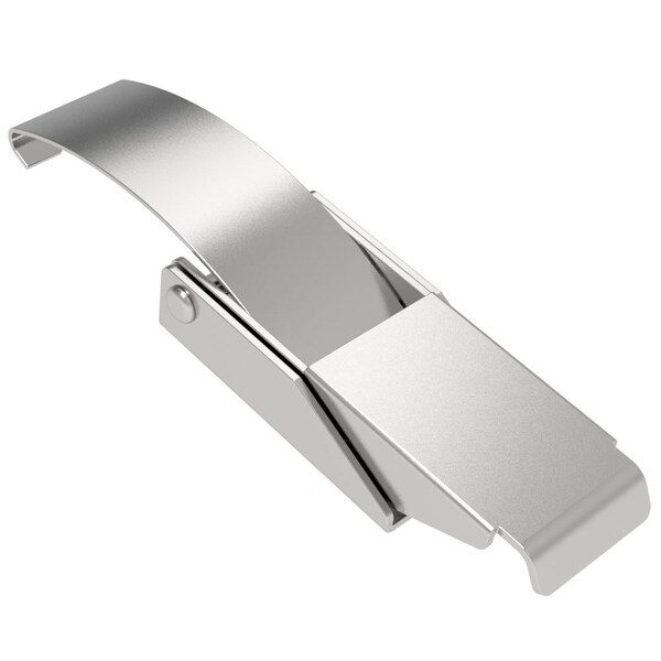 Southco Over-center Draw Latch Extra Large Size, Tab Down, No Keeper, Steel, Zinc Plate, Bright chromate - 97-70-220-11