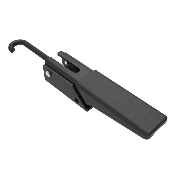 Southco Over-center Draw Latch, Heavy-Duty Size, Without Keeper, Steel Powder Coat, Black - A1-11-902-31