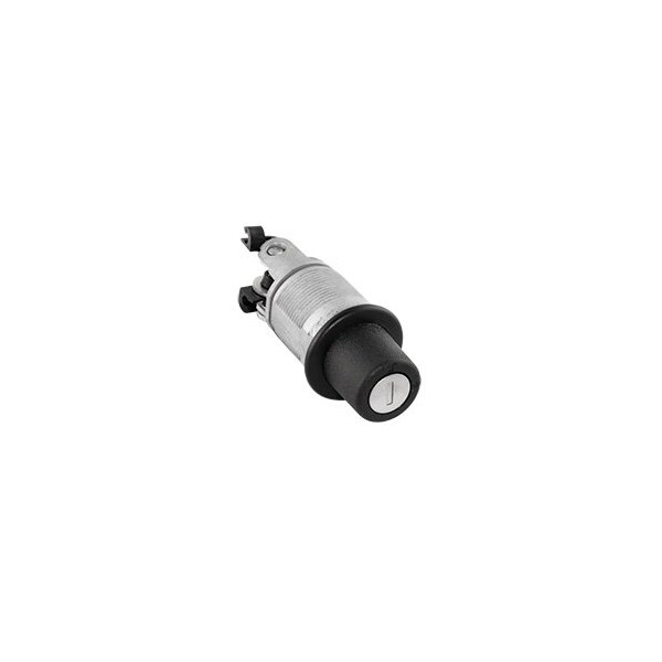 Southco Actuator, Single Point, Direct Pull, Push Button, CH 751 Key 2 Keys Included, Nylon, Black - AC-30-151-11