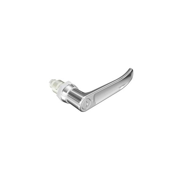 Southco Quarter-Turn Cam Latch, Key Locking Reversible Key L-handle, Spring-return Actuator - E5-9-722-TL0-10