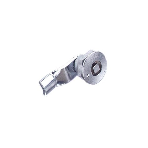 Southco Quarter-Turn Cam Latch, 8 mm Square, 18mm .71 in Grip, Not Sealed Zinc Alloy, Chrome Plated - E5-1-051-100