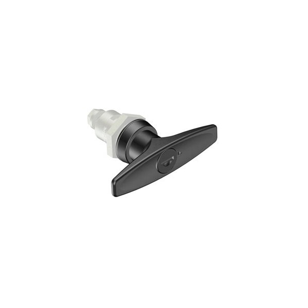 Southco Quarter-Turn Cam Latch, Key Locking CH751 T-handle, Spring-return Actuator, Not Sealed - E5-9-615-TR0-13