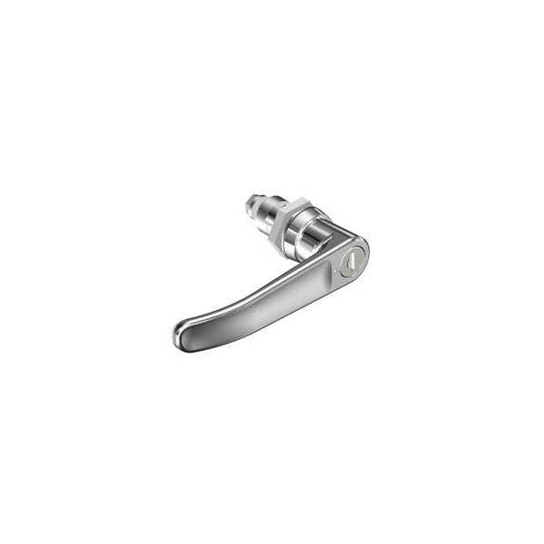 Southco Quarter-Turn Cam Latch, Key Locking CH751 L-handle, Spring-return Actuator, Not Sealed - E5-9-712-TR0-10