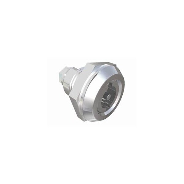 Southco Quarter-Turn Cam Latch, 3 mm Double Bitted Recess, Without Cam, Sealed Stainless Steel - E5-6-0624-UU1