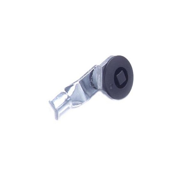 Southco Quarter-Turn Cam Latch, 8 mm Square, 36mm 1.42 in Grip, Not Sealed Zinc Alloy, Powder Coat - E5-1-055-190