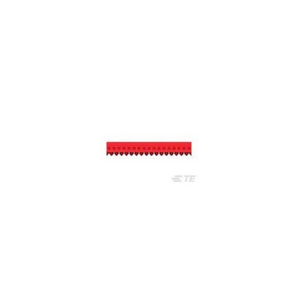 Te Connectivity 17P MTA100 CONN ASSY 22AWG RED - 4-640440-7