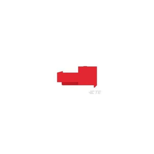Te Connectivity 17P MTA100 CONN ASSY 22AWG RED - 4-640440-7