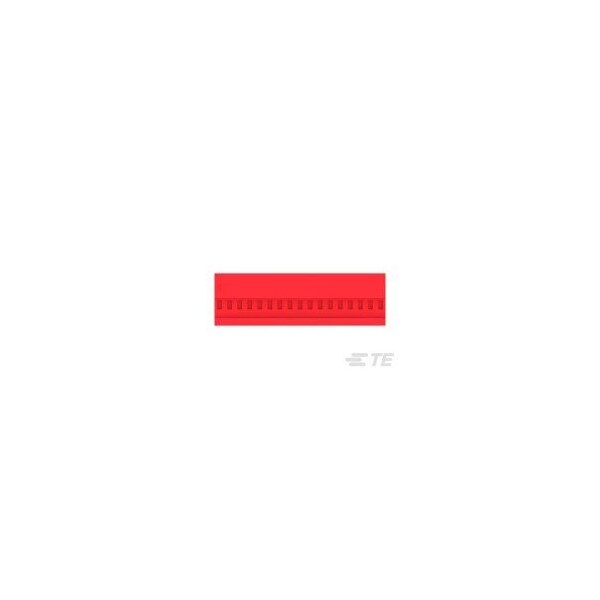 Te Connectivity 17P MTA100 CONN ASSY 22AWG RED - 4-640440-7