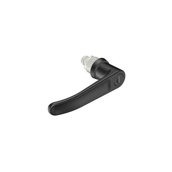 Southco Quarter-Turn Cam Latch, Key Locking Reversible Key L-handle, Without Cam, Sealed Zinc Alloy - E5-9-725-UU1-13